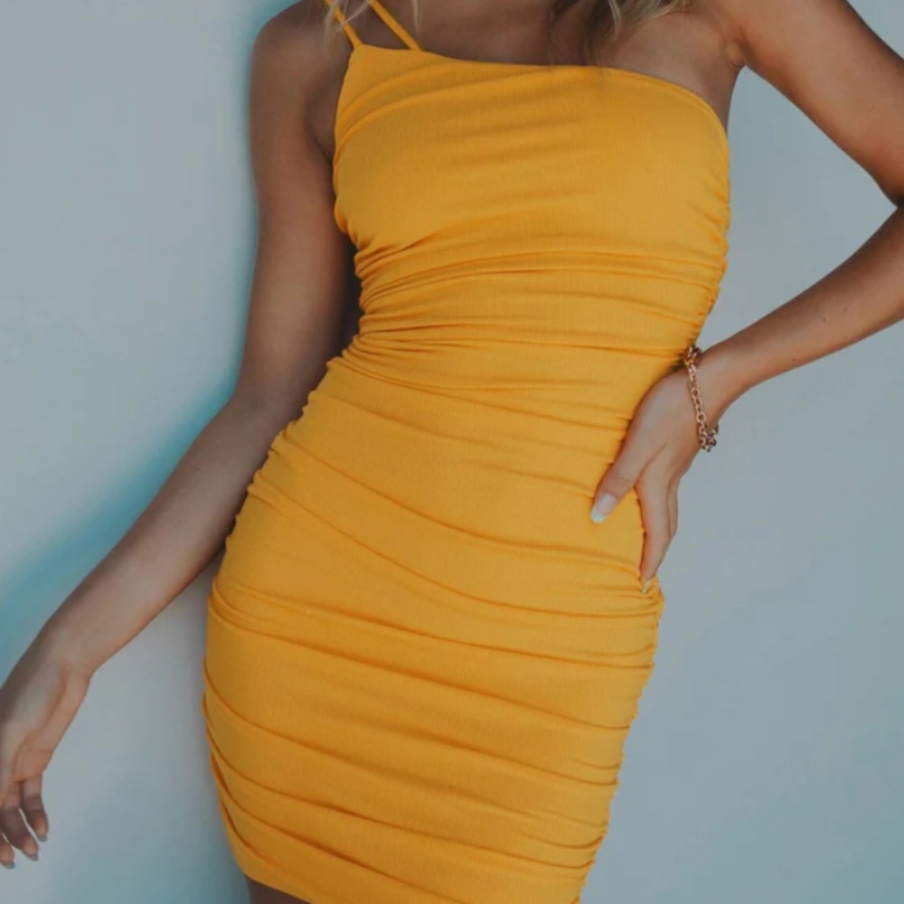 Princess Polly Orange Bodycon Mini Dress